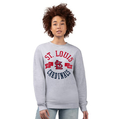 St. Louis Cardinals G-III 4Her by Carl Banks Women's Team Logo Fleece Pullover Sweatshirt for sale