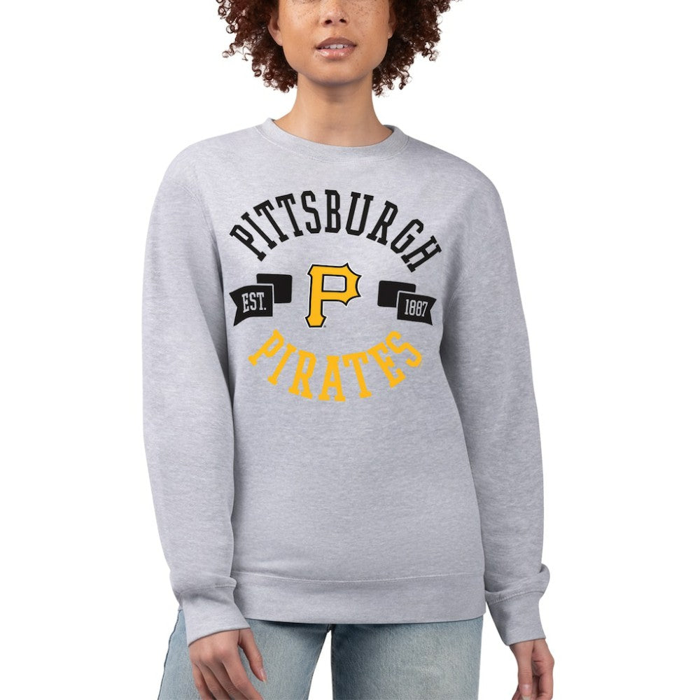 Pittsburgh Pirates G-III 4Her by Carl Banks Women's Team Logo Fleece Pullover Sweatshirt Near Me