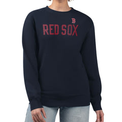 Boston Red Sox G-III 4Her by Carl Banks Women's Dot Print Team Logo Fleece Pullover Sweatshirt Online