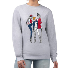 Los Angeles Angels G-III 4Her by Carl Banks Women's Baseball Girls Fleece Pullover Sweatshirt Lifestyle