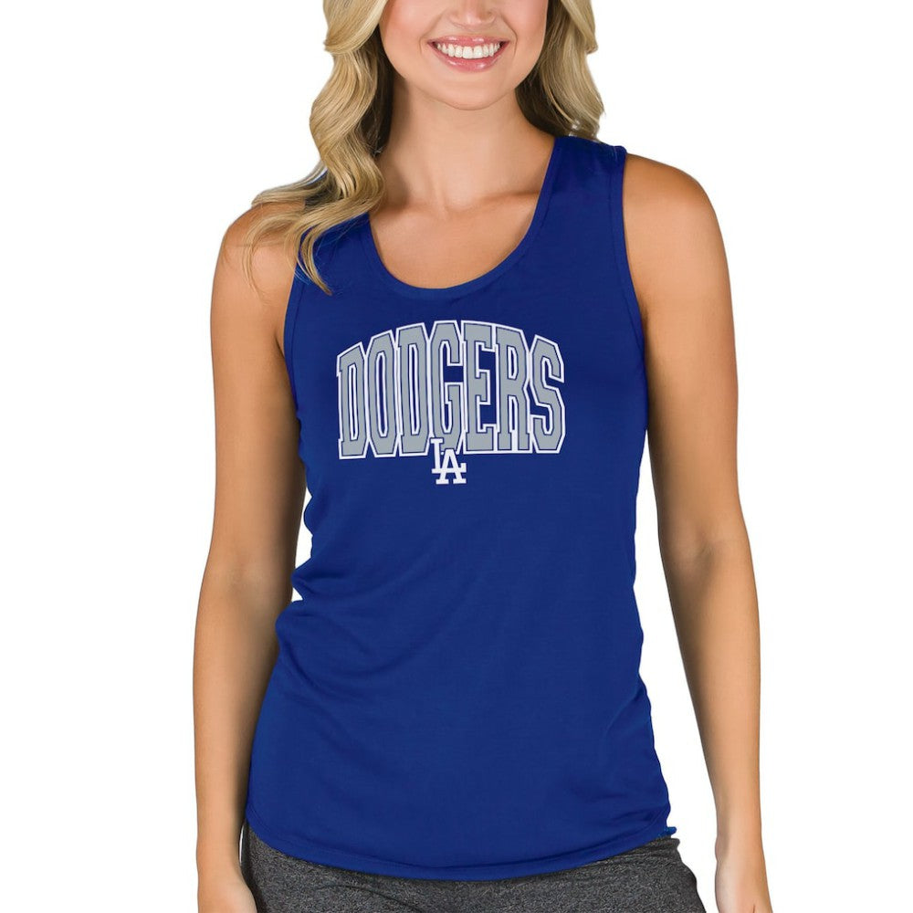 Los Angeles Dodgers Concepts Sport Women's Marathon Racerback Tank Top Clearance