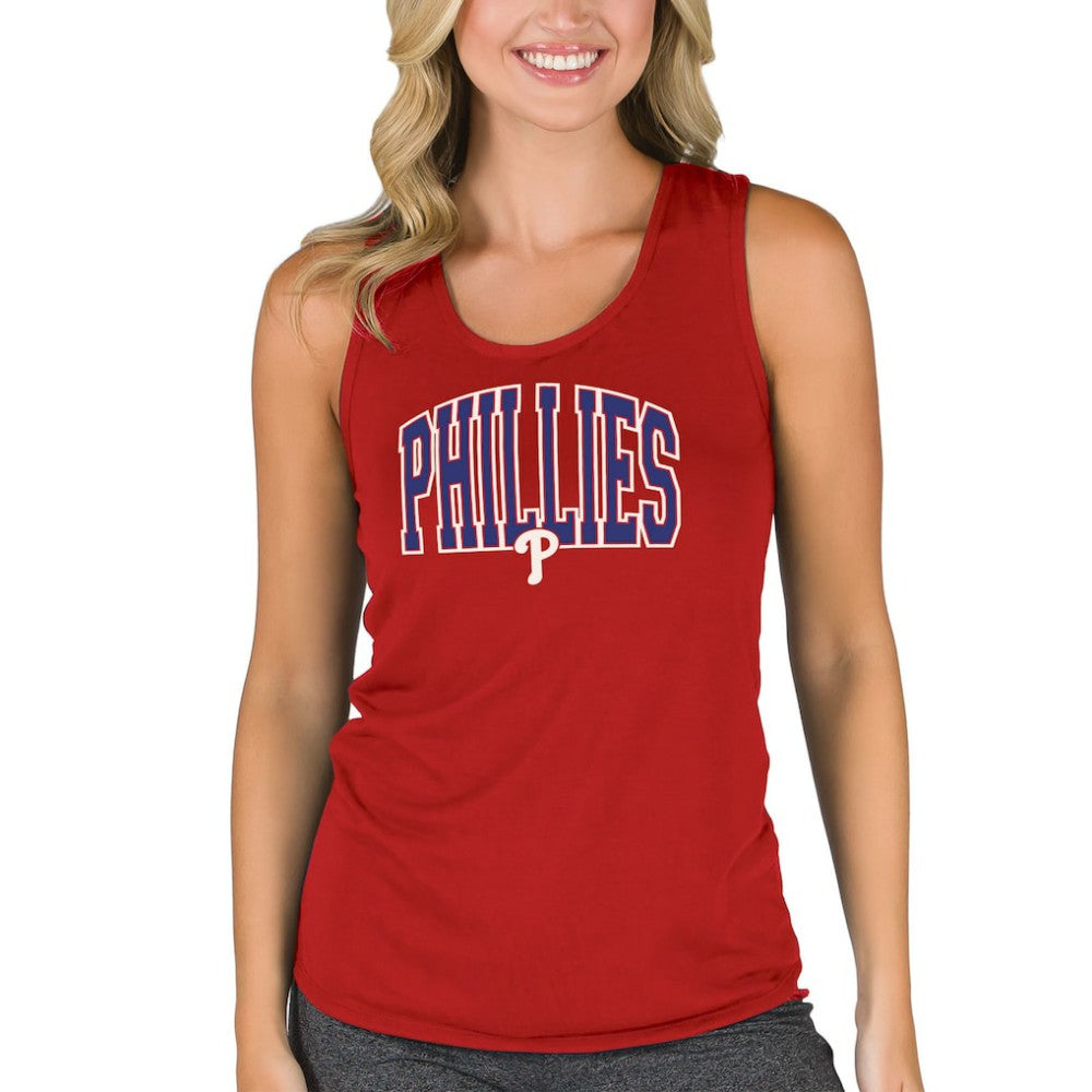 Philadelphia Phillies Concepts Sport Women's Marathon Racerback Tank Top for sale