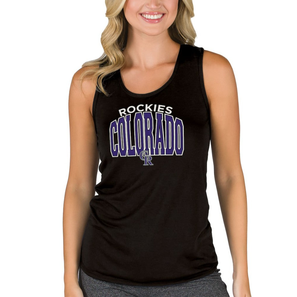 Colorado Rockies Concepts Sport Women's Marathon Racerback Tank Top Lifestyle