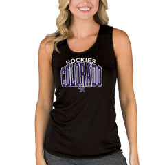 Colorado Rockies Concepts Sport Women's Marathon Racerback Tank Top Lifestyle