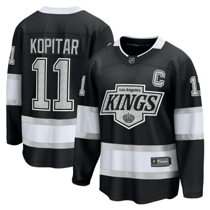 Anze Kopitar Los Angeles Kings Fanatics Home Premier Breakaway Player Jersey - Black | NHL Jerseys