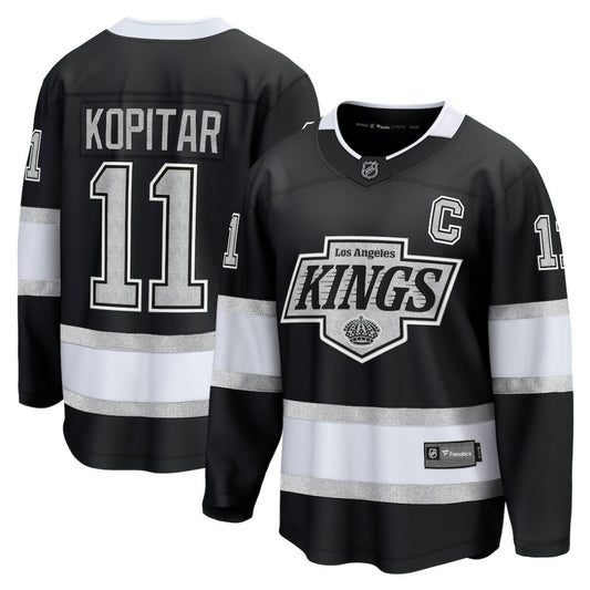 Anze Kopitar Los Angeles Kings Fanatics Home Premier Breakaway Player Jersey - Black | NHL Jerseys