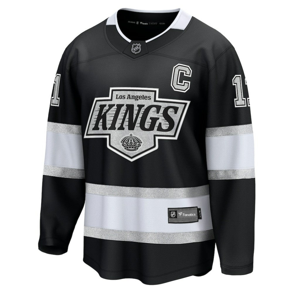 Anze Kopitar Los Angeles Kings Fanatics Home Premier Breakaway Player Jersey - Black | NHL Jerseys