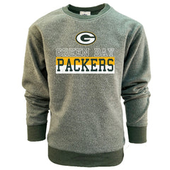 Green Bay Packers Wes & Willy Youth Reversible Fleece Pullover Sweatshirt Green - NFL