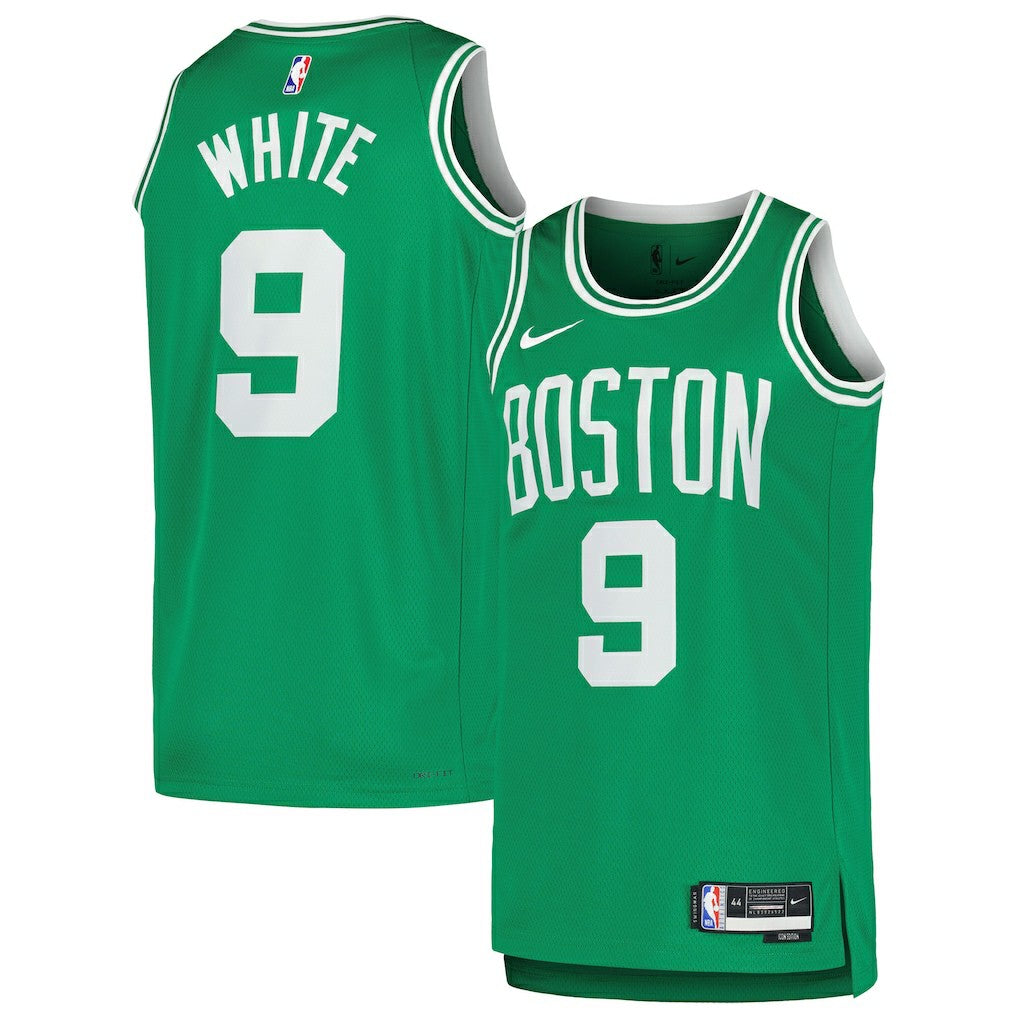 Nike - Derrick White Boston Celtics Unisex Swingman Jersey - Icon Edition - Kelly Green