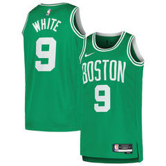 Nike - Derrick White Boston Celtics Unisex Swingman Jersey - Icon Edition - Kelly Green