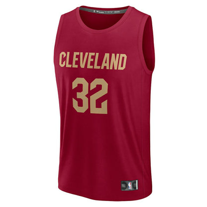 Dean Wade Cleveland Cavaliers Fast Break Player Jersey sale - Icon Editi- Wine | NBA Jerseys