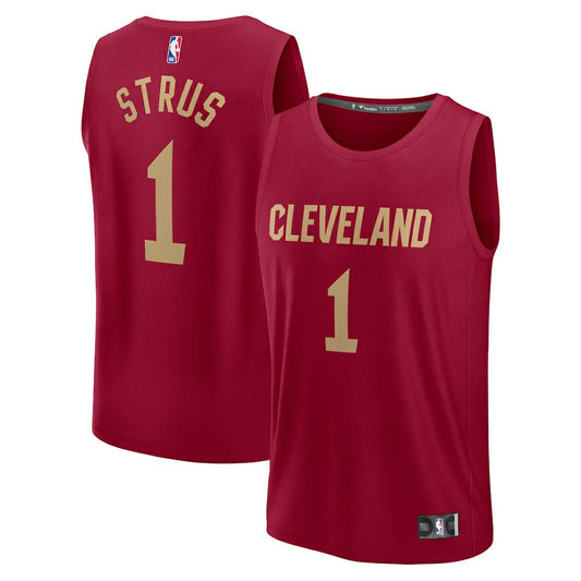 Max Strus Cleveland Cavaliers Fast Break Player Jersey sale - Icon Editi- Wine | NBA Jerseys