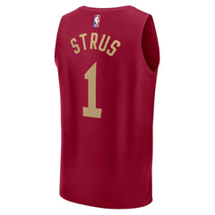 Fanatics - Max Strus Cleveland Cavaliers Fast Break Player Jersey - Icon Editi- Wine