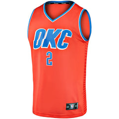 Fanatics - Shai Gilgeous-Alexander Oklahoma City Thunder Fast Break Player Jersey - Statement Edition - Orange