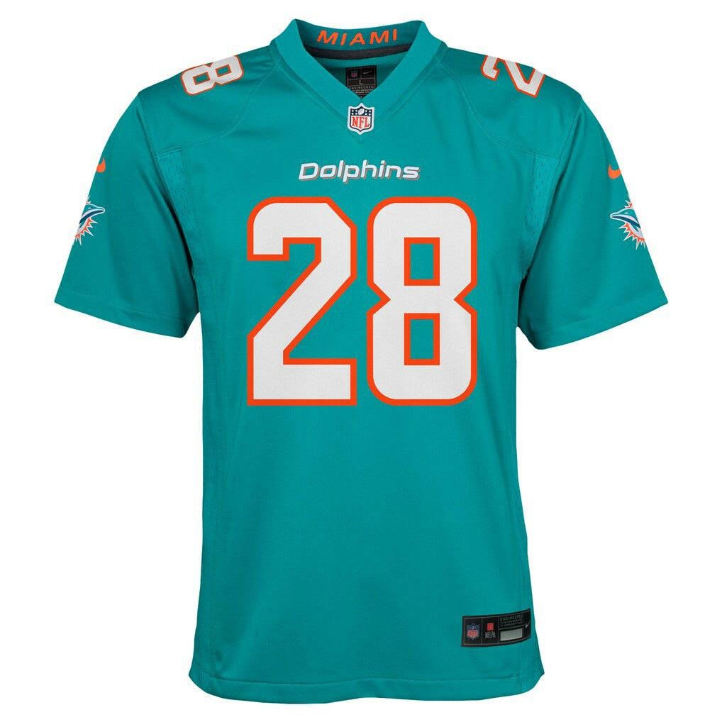 De’Von Achane Miami Dolphins Youth Game Jersey Aqua - Nike