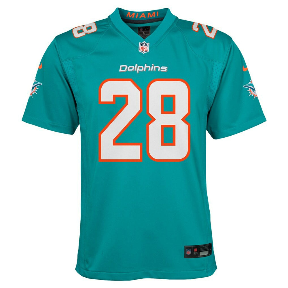 De’Von Achane Miami Dolphins Youth Game Jersey Aqua - Nike