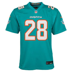 De’Von Achane Miami Dolphins Youth Game Jersey Aqua - Nike