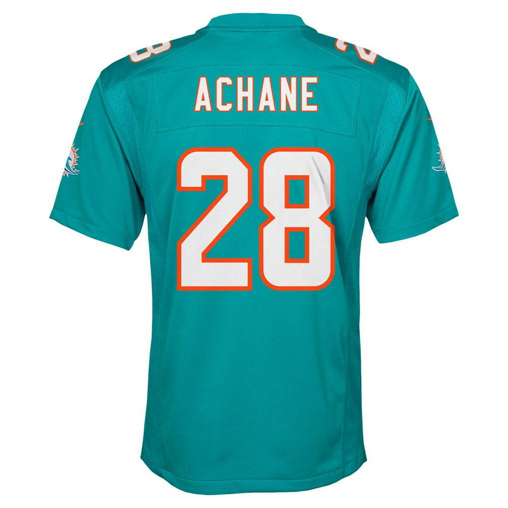 De’Von Achane Miami Dolphins Youth Game Jersey Aqua - Nike