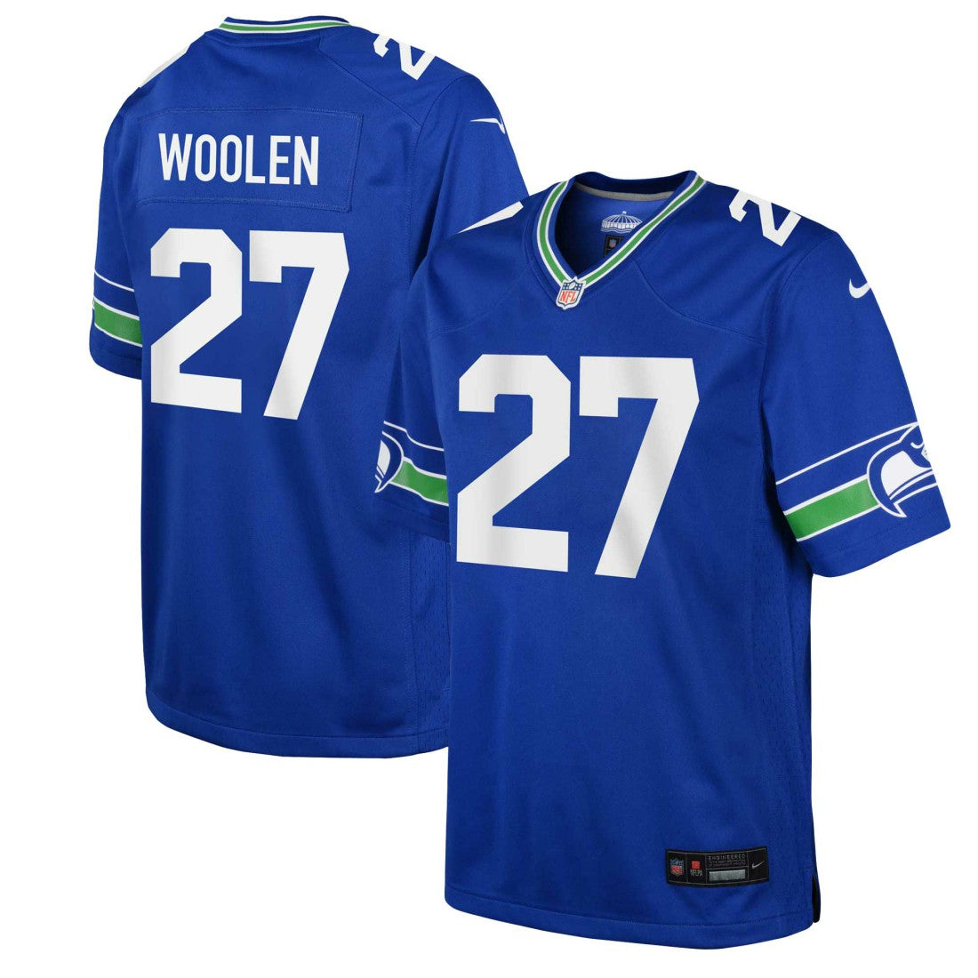 12th Fan Seattle Seahawks Youth Game Jersey Royal - Nike
