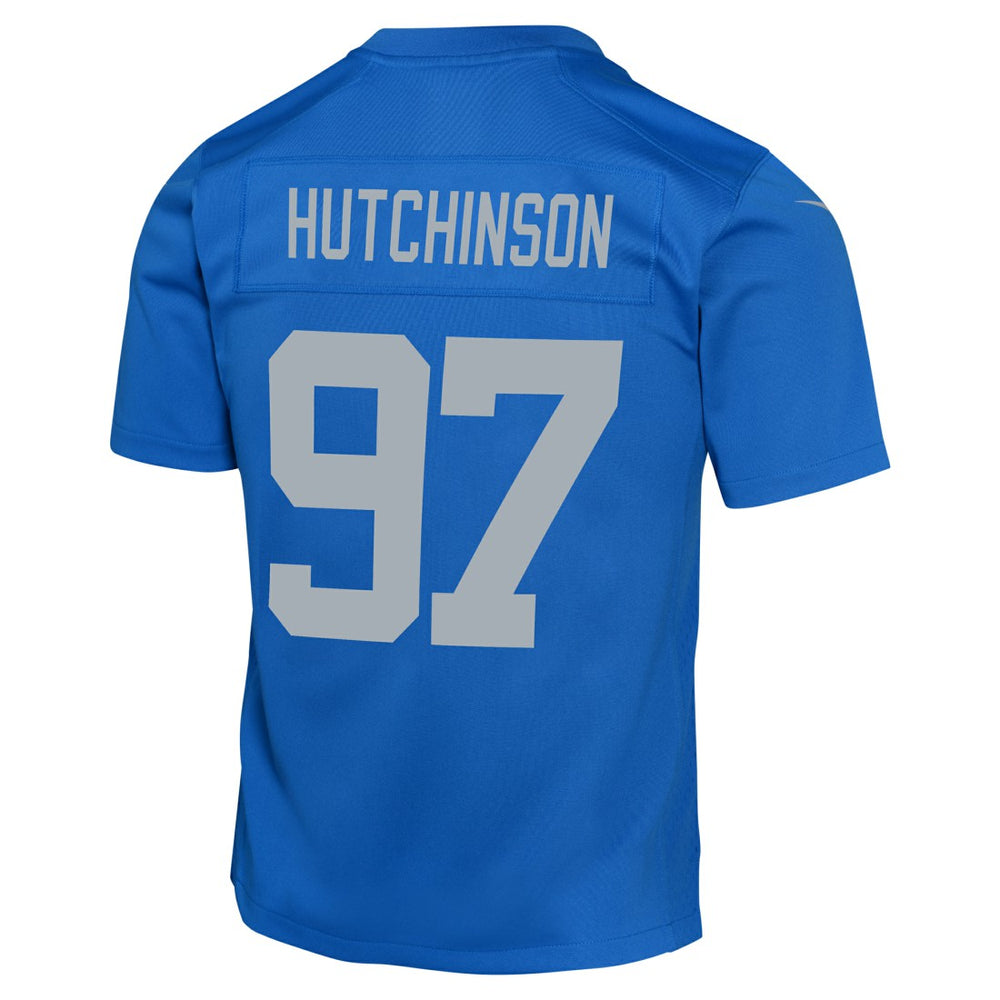 Aidan Hutchinson Detroit Lions Youth Game Jersey Blue - Nike