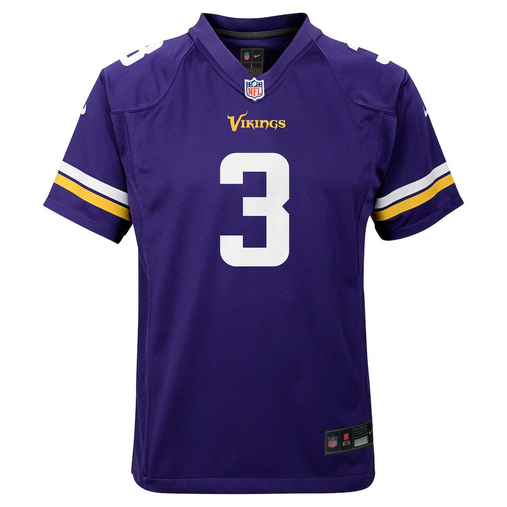 Jordan Addison Minnesota Vikings Youth Game Jersey Purple - Nike
