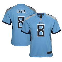 Will Levis Tennessee Titans Youth Game Jersey Light Blue - Nike