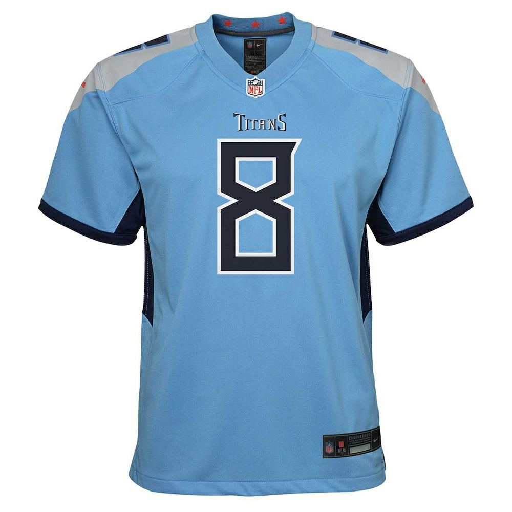 Will Levis Tennessee Titans Youth Game Jersey Light Blue - Nike