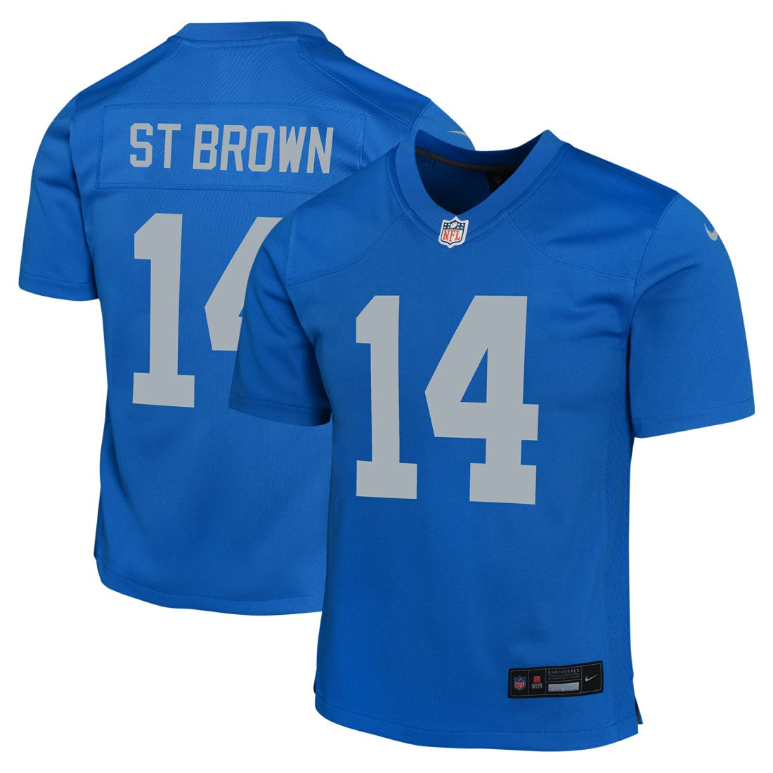 Amon-Ra St. Brown Detroit Lions Youth Game Jersey Blue - Nike