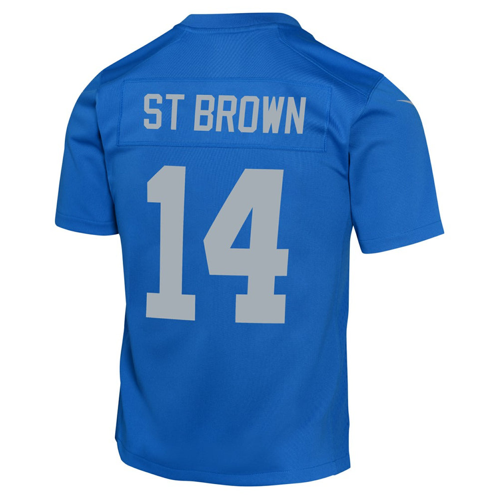 Amon-Ra St. Brown Detroit Lions Youth Game Jersey Blue - Nike