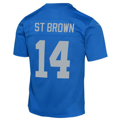 Amon-Ra St. Brown Detroit Lions Youth Game Jersey Blue - Nike