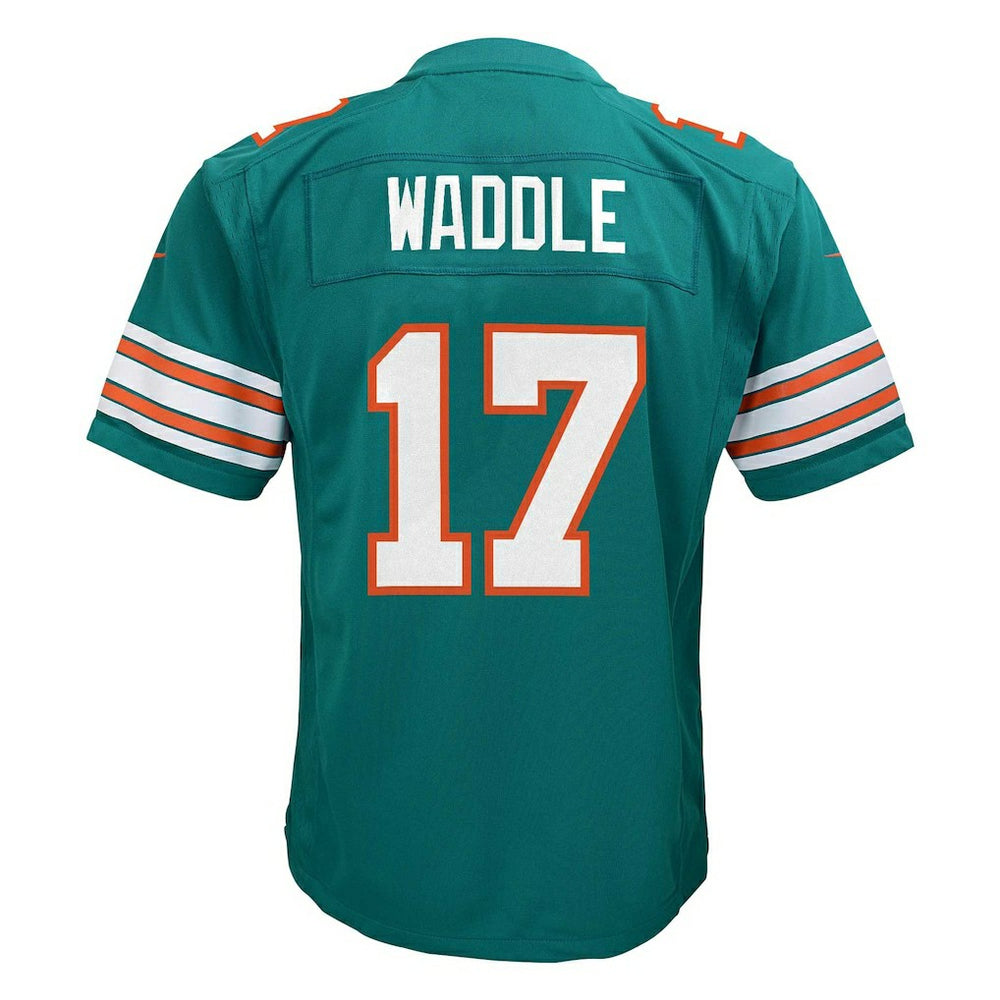 Jaylen Waddle Miami Dolphins Youth Game Jersey Aqua - Nike