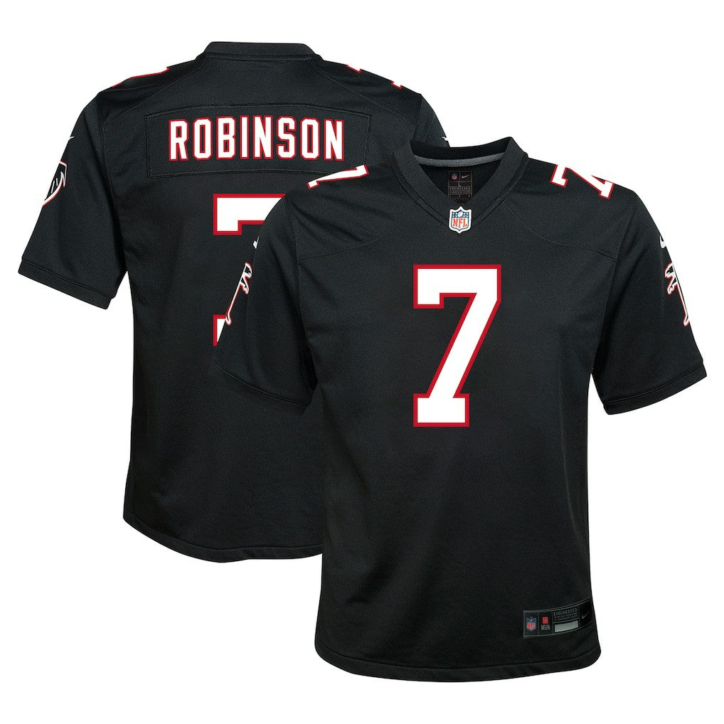 Bijan Robinson Atlanta Falcons Youth Game Jersey Black - Nike