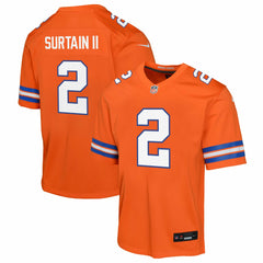 Patrick Surtain II Denver Broncos Youth Game Jersey Orange - Nike