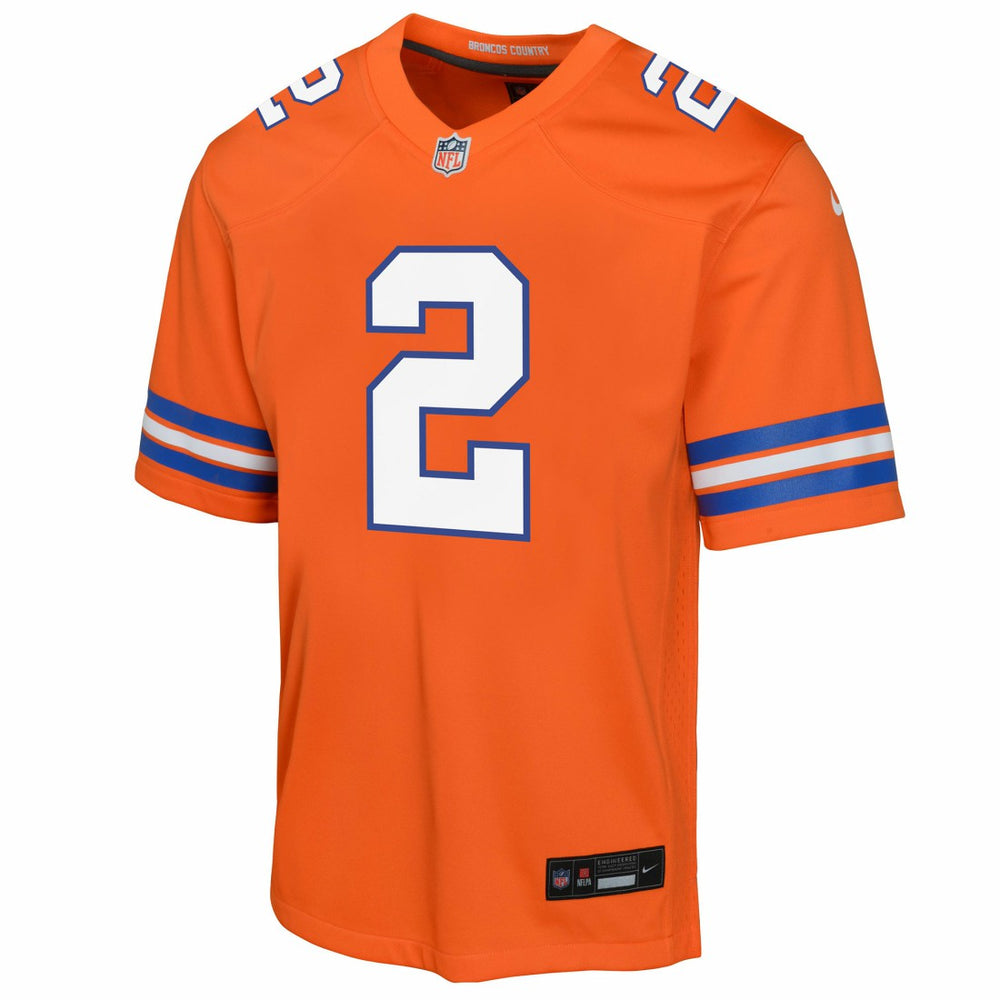 Patrick Surtain II Denver Broncos Youth Game Jersey Orange - Nike