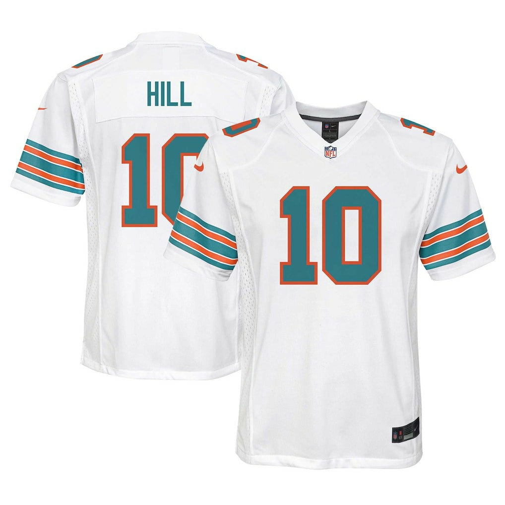 Tyreek Hill Miami Dolphins Youth Game Jersey - White | NFL Jerseys