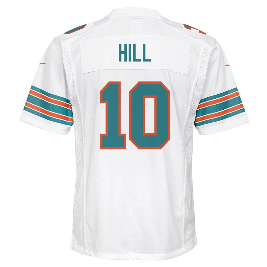 Tyreek Hill Miami Dolphins Youth Game Jersey White - Nike