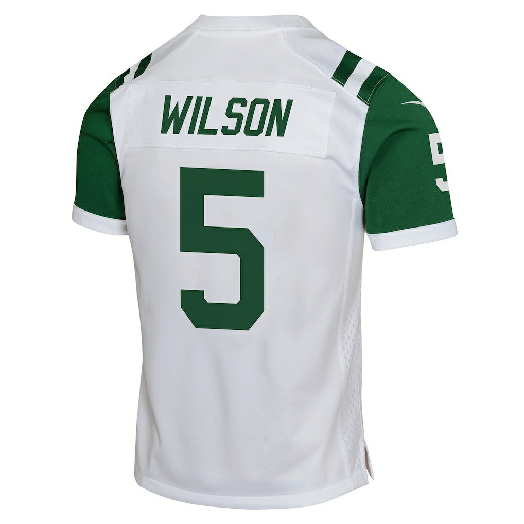 Garrett Wilson New York Jets Youth Game Jersey White - Nike
