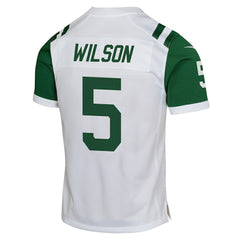 Garrett Wilson New York Jets Youth Game Jersey White - Nike