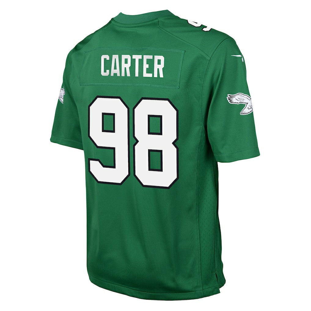 Jalen Carter Philadelphia Eagles Youth Game Jersey - Kelly Green | NFL Jerseys
