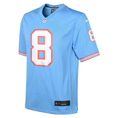 Will Levis Tennessee Titans Youth Game Jersey Light Blue - Nike