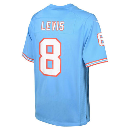 Will Levis Tennessee Titans Youth Game Jersey - Light Blue | NFL Jerseys