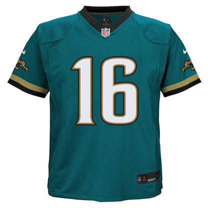 Trevor Lawrence Jacksonville Jaguars Preschool Prowler Throwback Player Game Jersey - Teal | NFL Jerseys