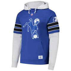 Indianapolis Colts '47 Throwback Double Header Blitz Cornerback Hoodie Royal - 47 brand
