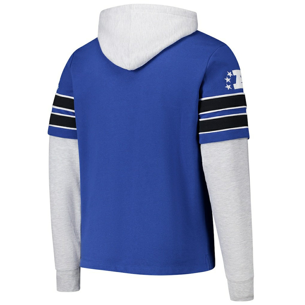 Indianapolis Colts '47 Throwback Double Header Blitz Cornerback Hoodie Royal - 47 brand