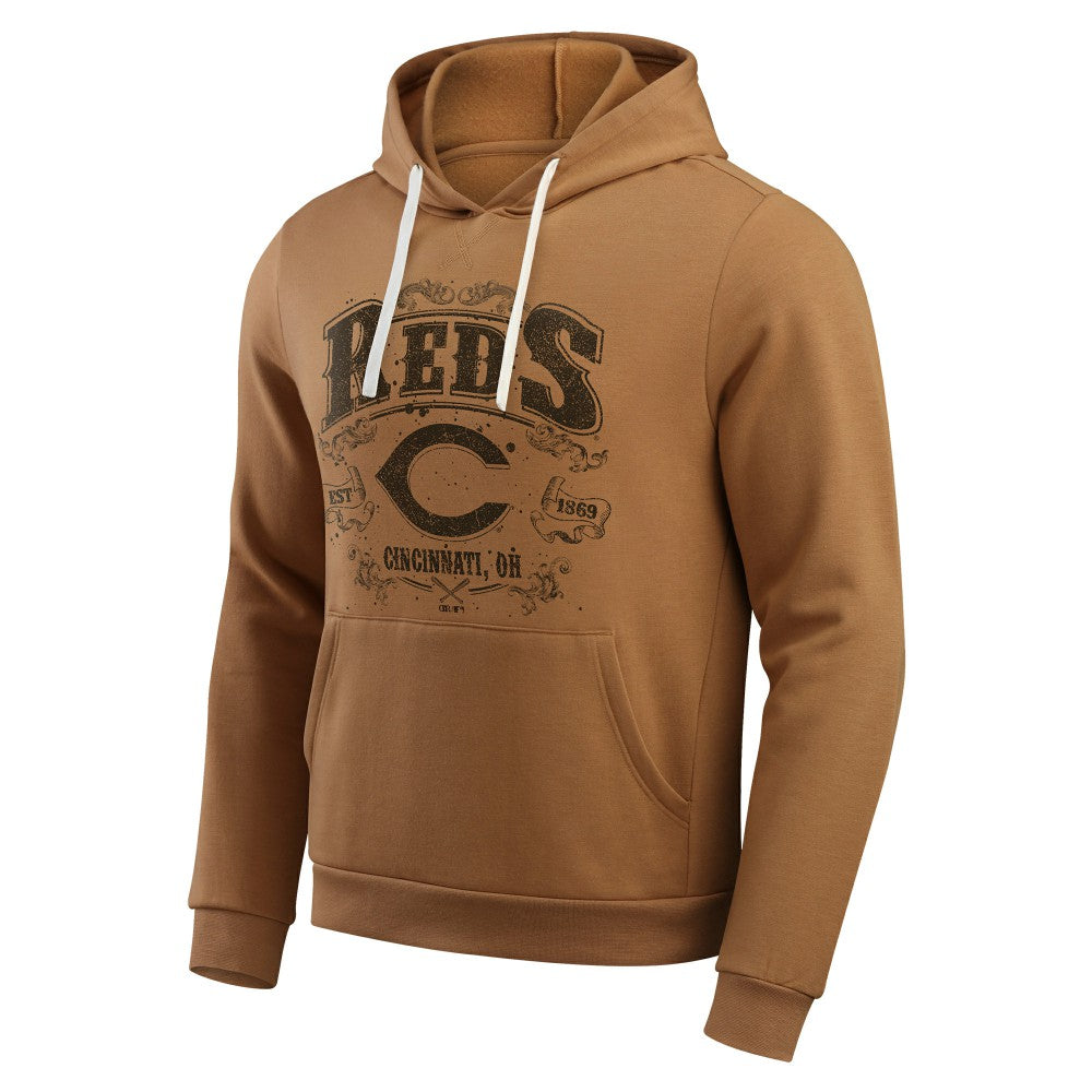 Cincinnati Reds Darius Rucker Collection by Fanatics Camp Fleece Pullover Hoodie  On Sale