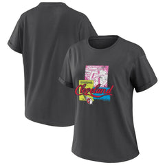 Cleveland Guardians WEAR by Erin Andrews Women's Domestic Box Color Boyfriend T-Shirt Clearance