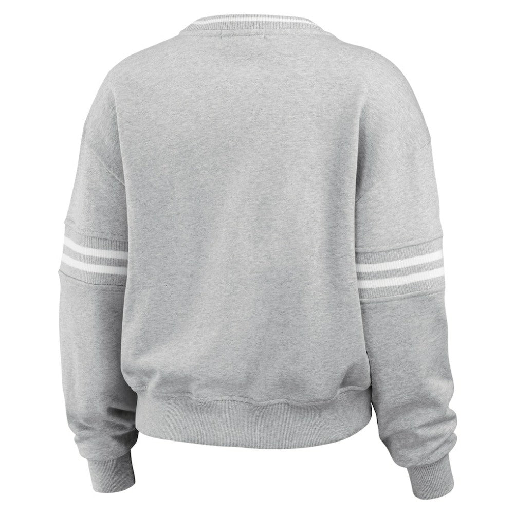 Houston Astros WEAR by Erin Andrews Women's Domestic Crest Pullover Sweatshirt Clearance