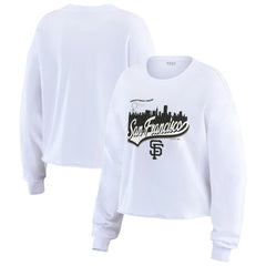 San Francisco Giants WEAR by Erin Andrews Women's Domestic Postcard Long Sleeve T-Shirt Sale