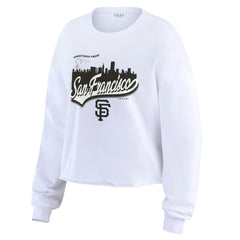 San Francisco Giants WEAR by Erin Andrews Women's Domestic Postcard Long Sleeve T-Shirt Sale