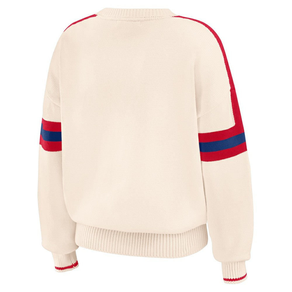 Philadelphia Phillies WEAR by Erin Andrews Women's Stripe Pullover Sweater Online
